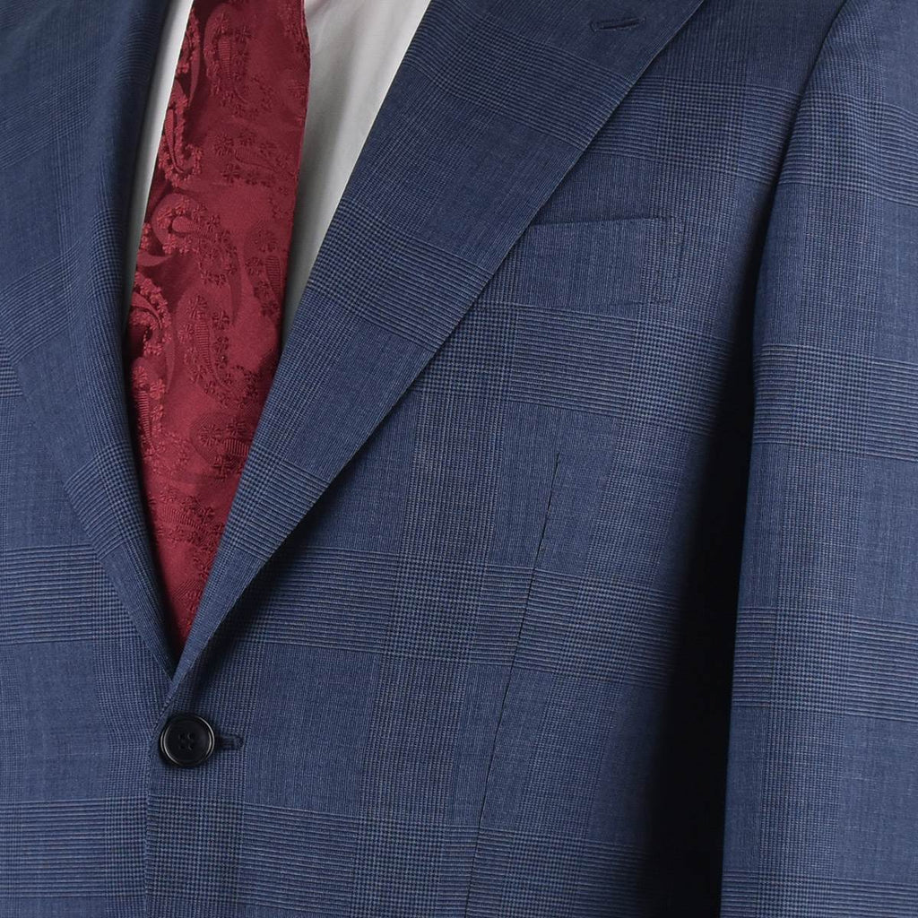 KITON Blue Wool Suit