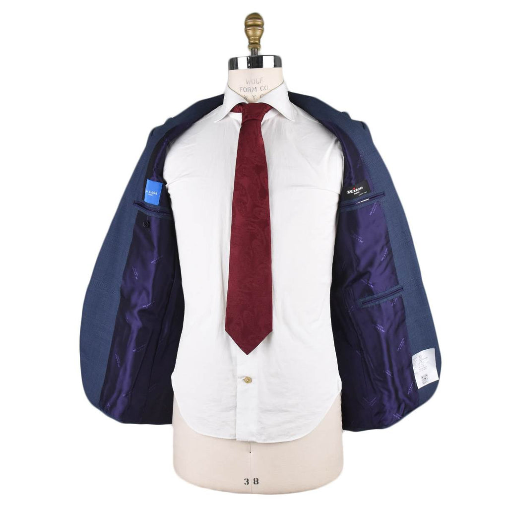 KITON Blue Wool Suit