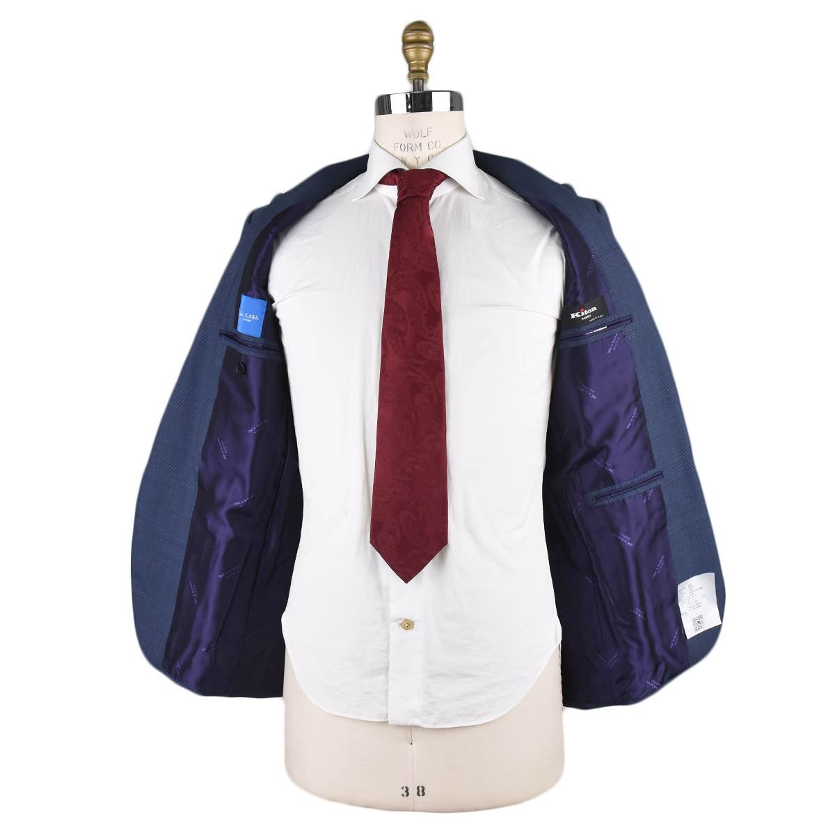 KITON Blue Wool Suit