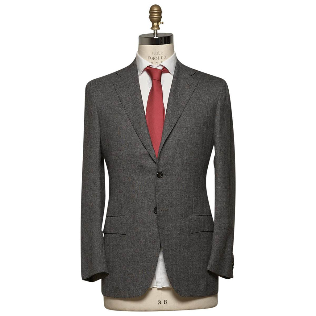 Kiton KITON Gray Cashmere Suit Gray 000