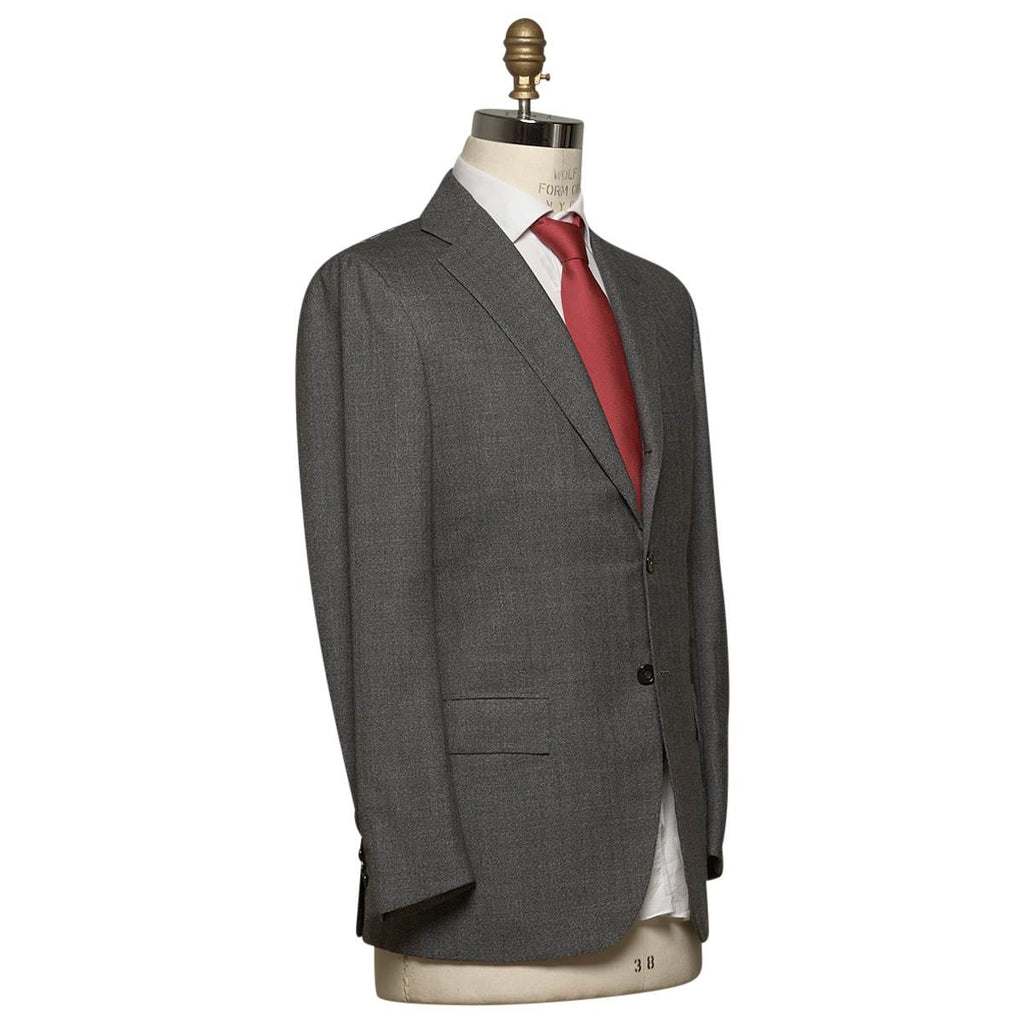 Kiton KITON Gray Cashmere Suit Gray 001