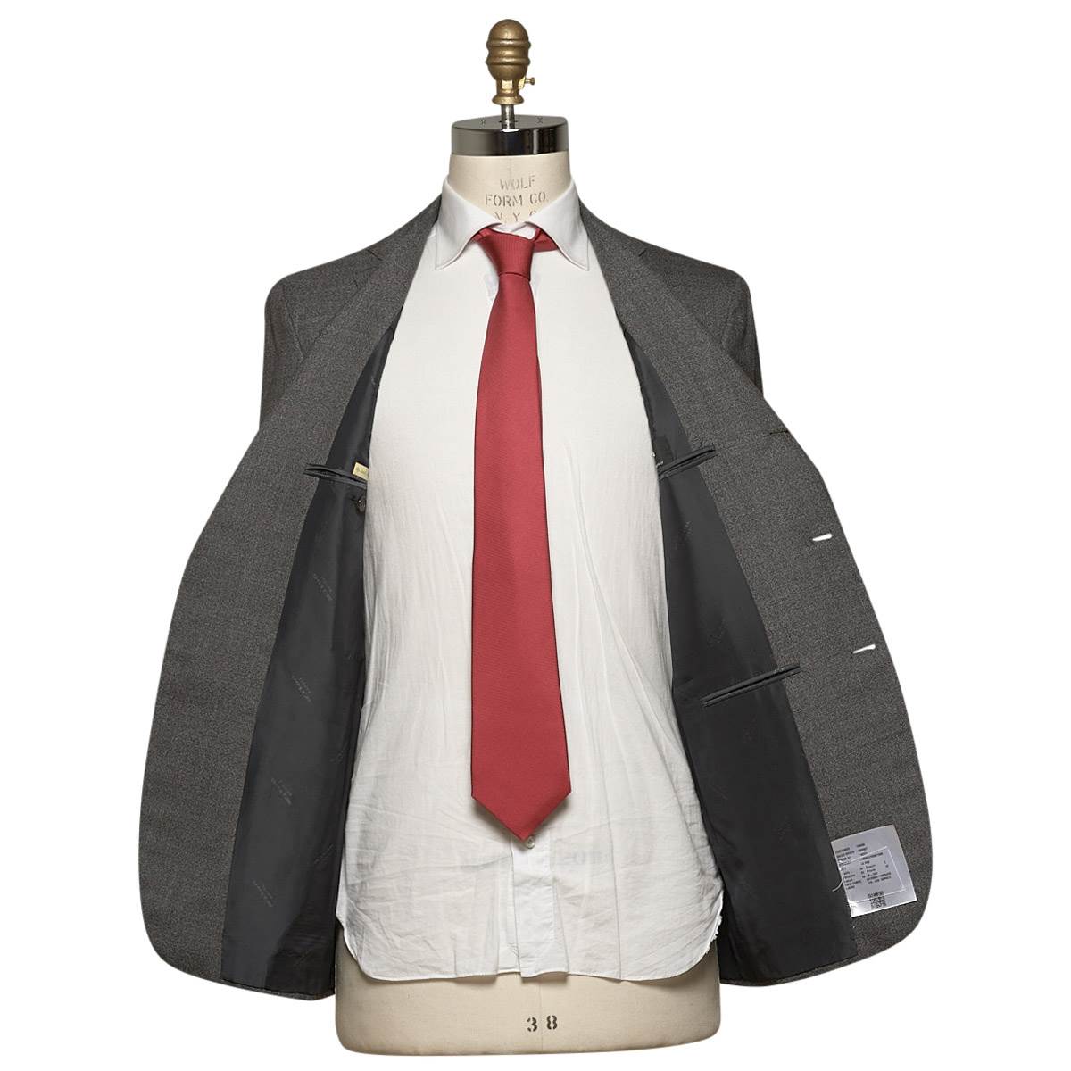 KITON Gray Cashmere Suit