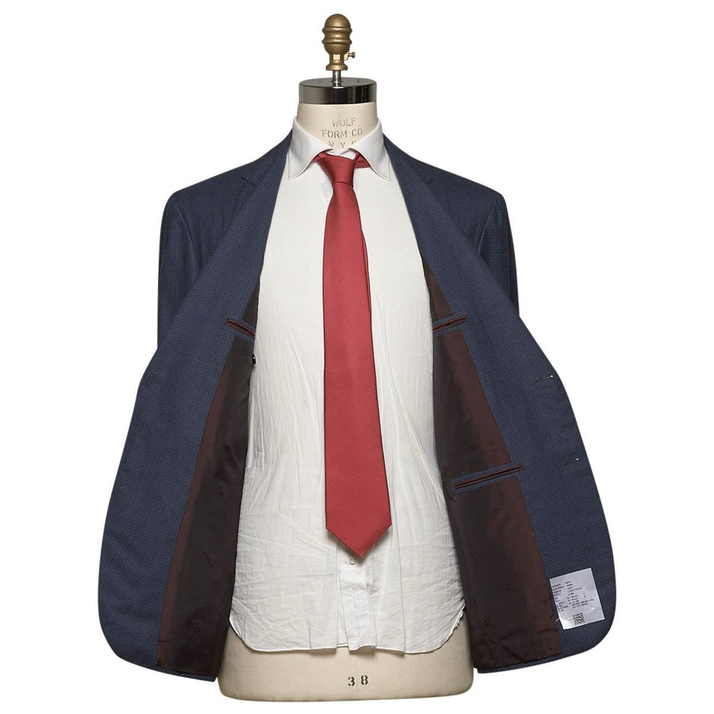 KITON Blue Wool 14 Micron Suit