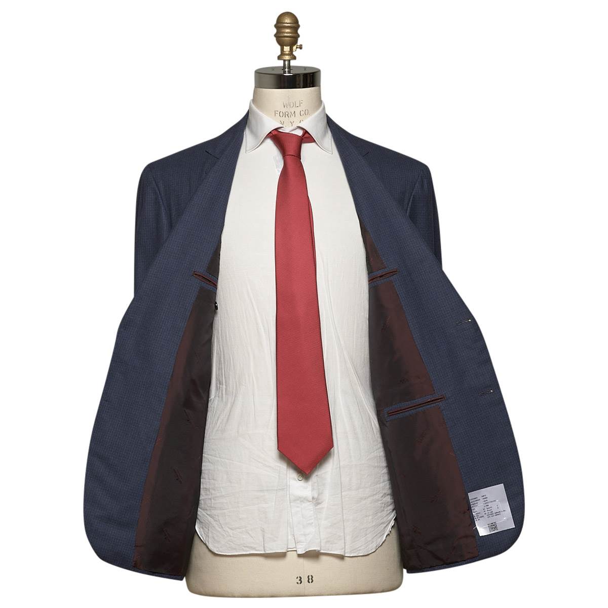KITON Blue Wool 14 Micron Suit