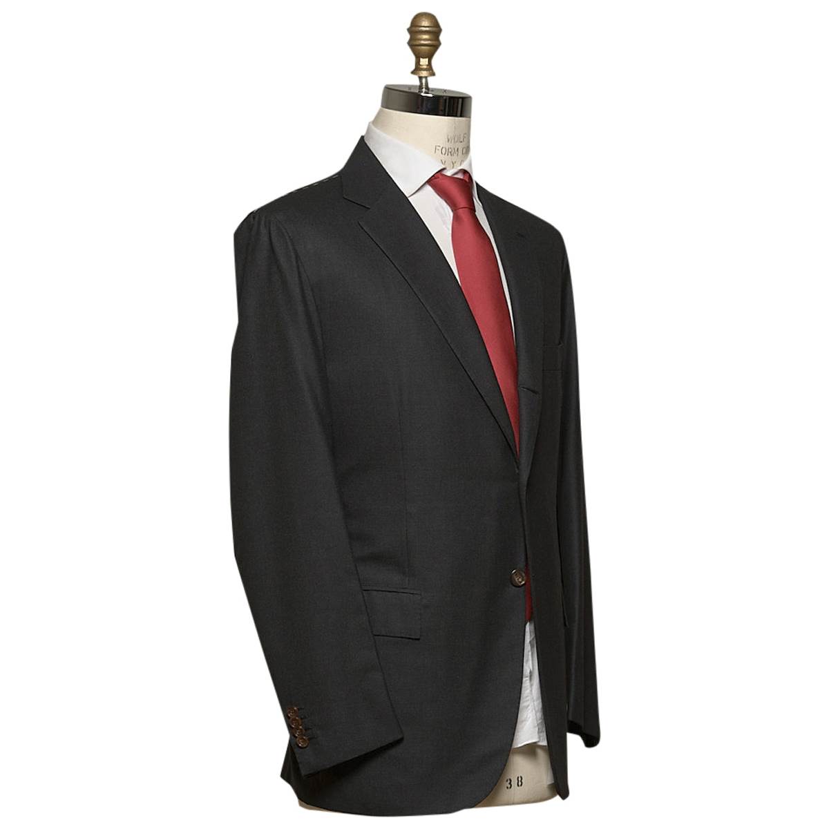 Kiton KITON Blue Wool 14 Micron Suit Blue 001