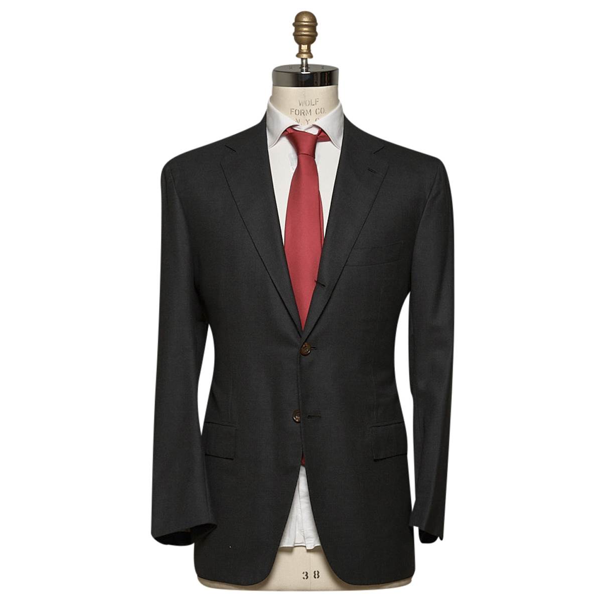 Kiton KITON Dark Blue Wool 14 Micron Suit Dark Blue 000