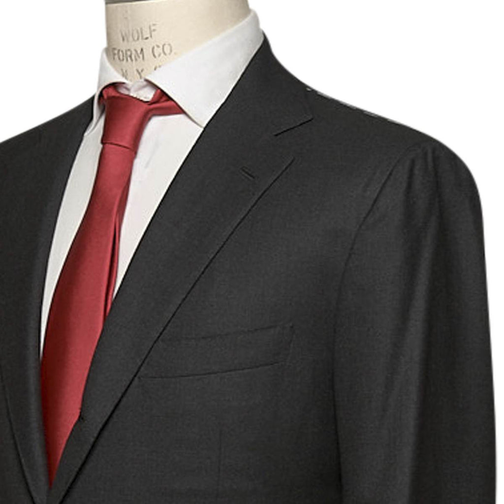 KITON Dark Blue Wool 14 Micron Suit