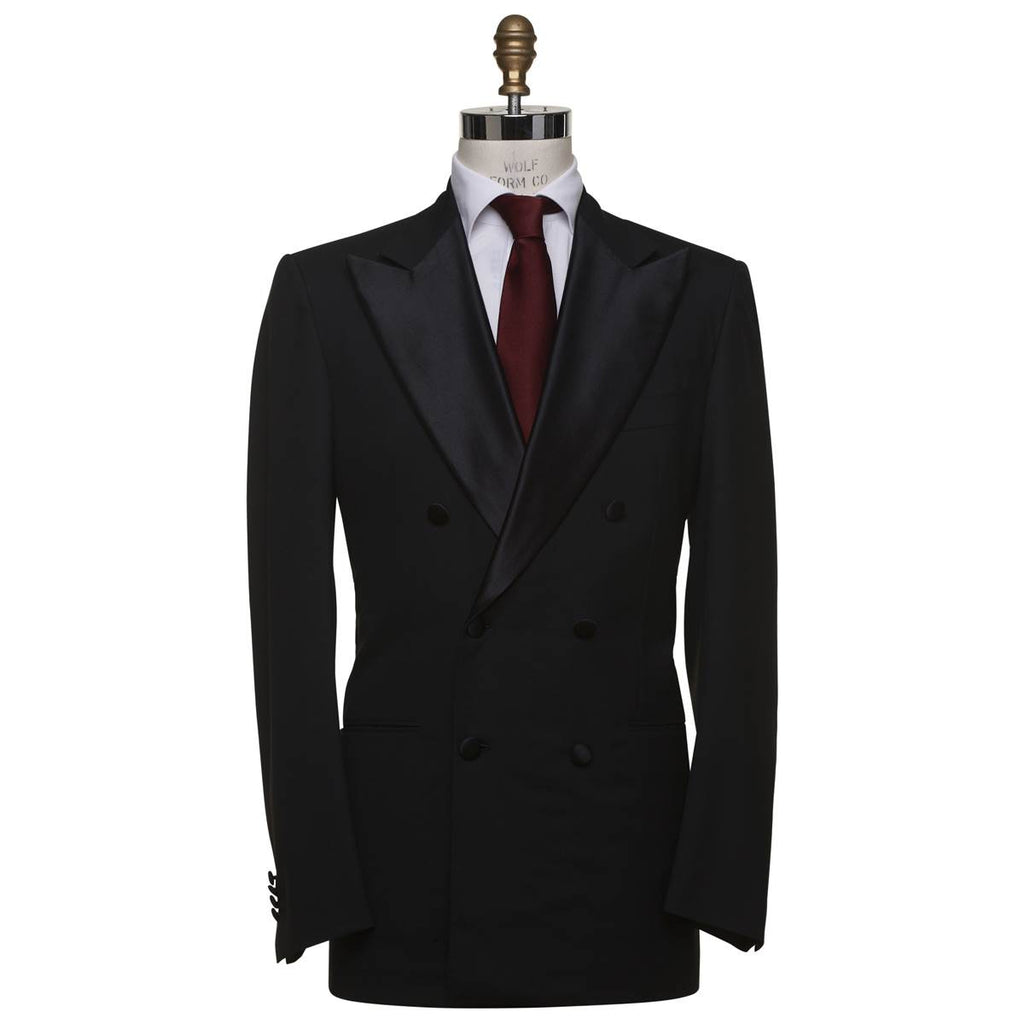 Kiton KITON Black Wool Smoking Suit Black 000