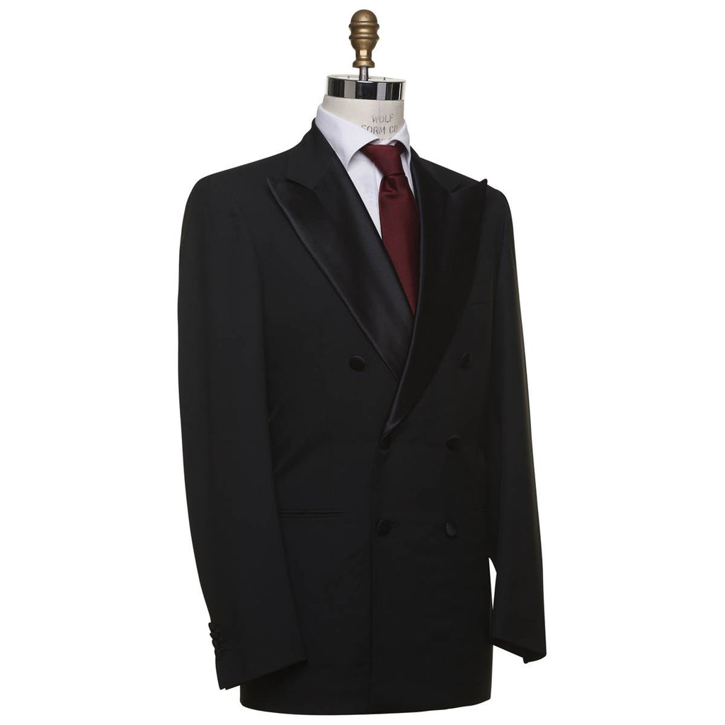 KITON Black Wool Smoking Suit