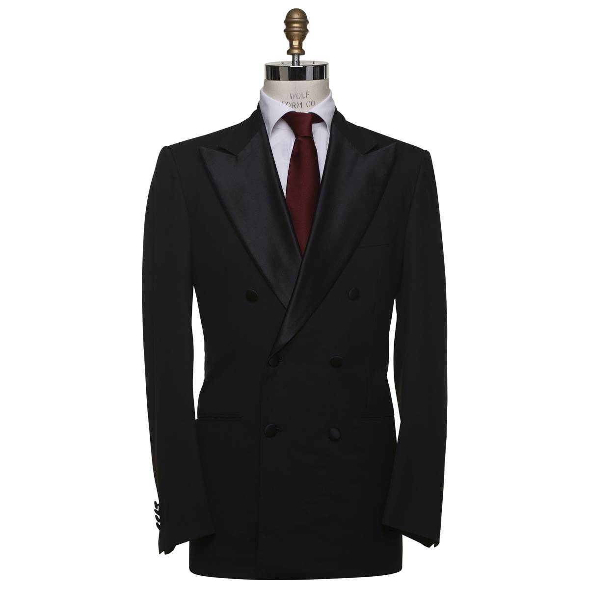 KITON Black Wool Smoking Suit