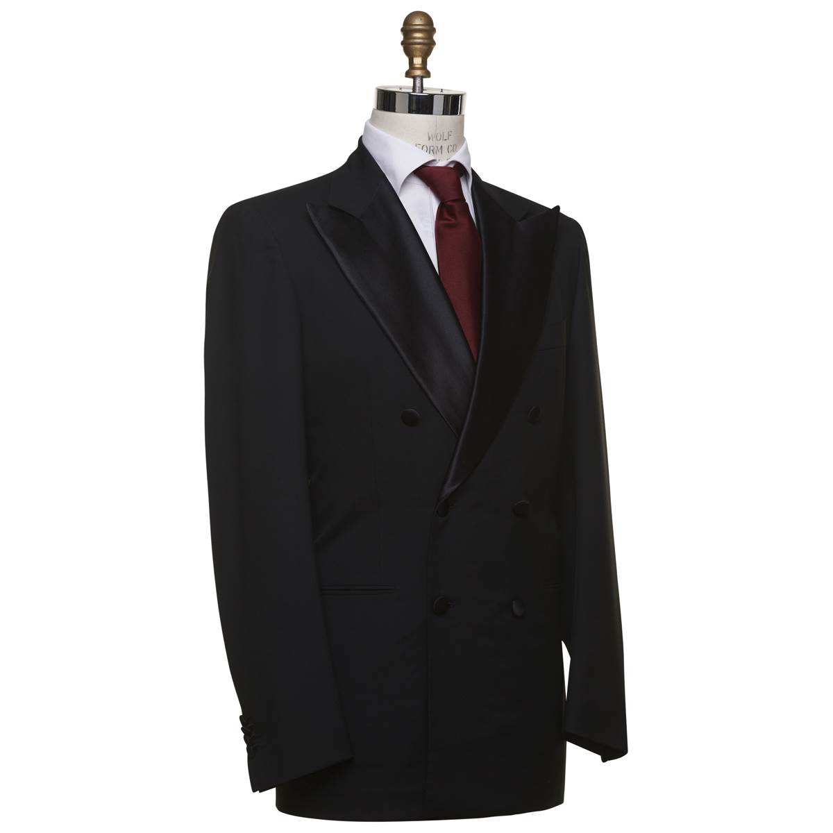 KITON Black Wool Smoking Suit