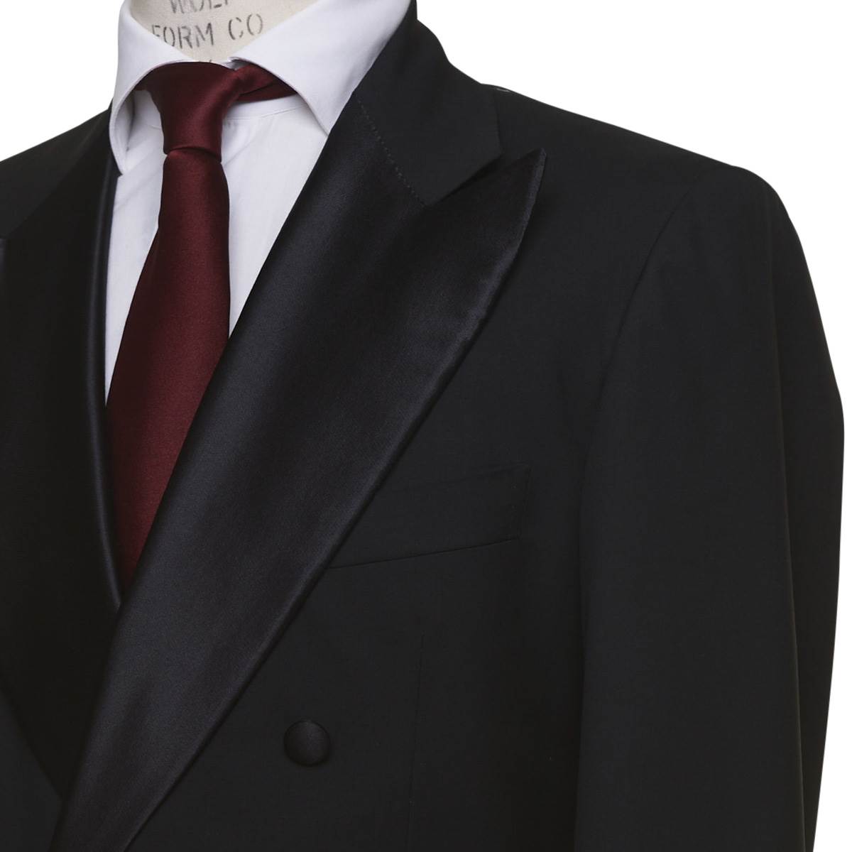 KITON Black Wool Smoking Suit