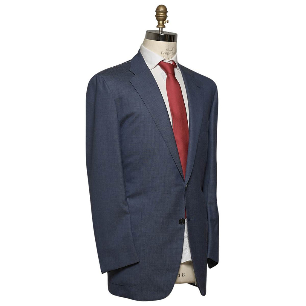 Kiton KITON Blue Wool 150's Suit Blue 001