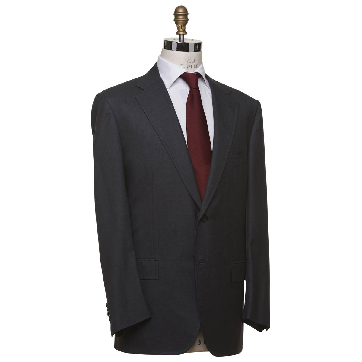KITON Gray Wool 14 Micron Suit