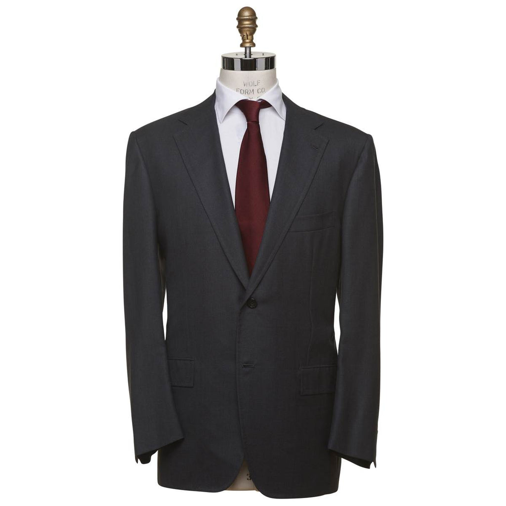KITON Gray Wool 14 Micron Suit