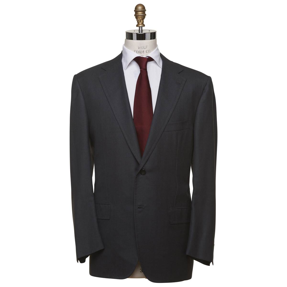 KITON Gray Wool 14 Micron Suit