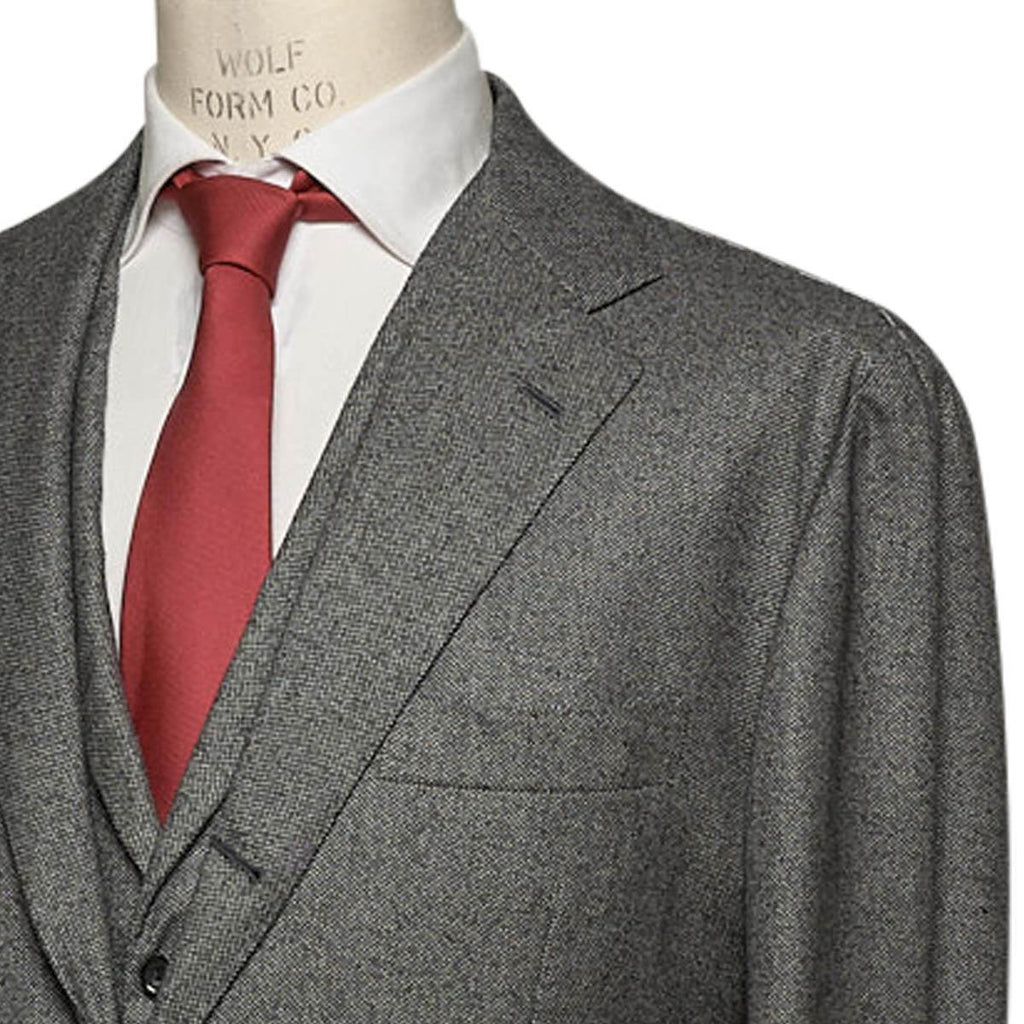 KITON Gray Cashmere Suit