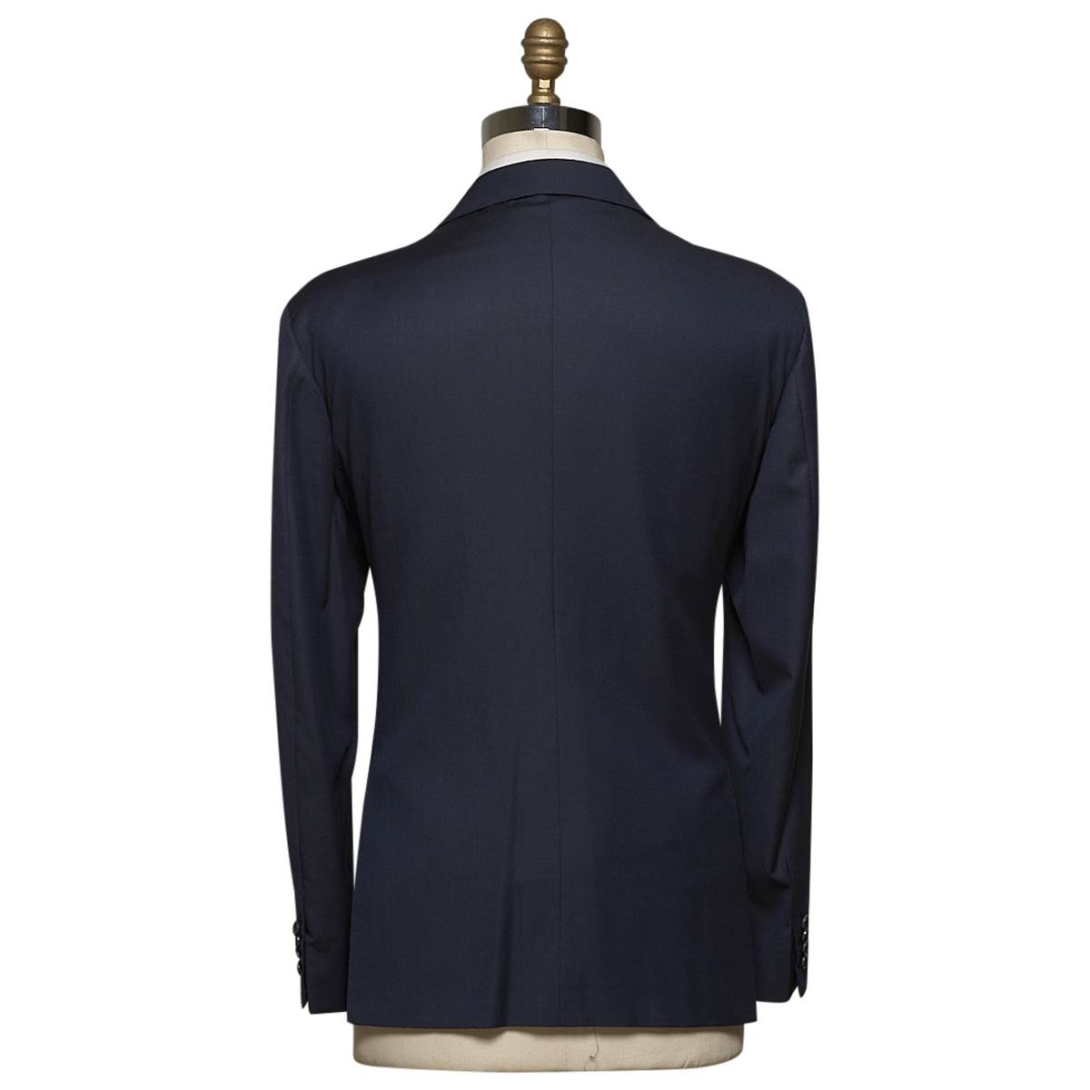 KITON Blue Virgin Wool Silk Suit