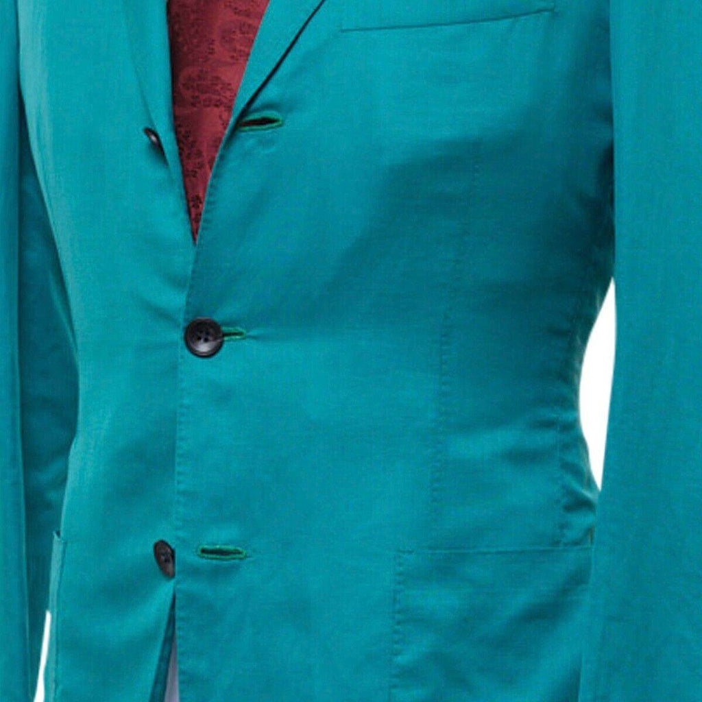 KITON Green Cotton Linen Blazer