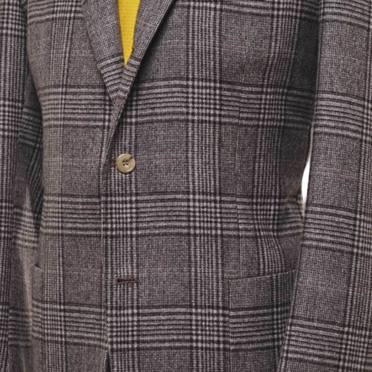 KITON Brown Cashmere Silk Blazer