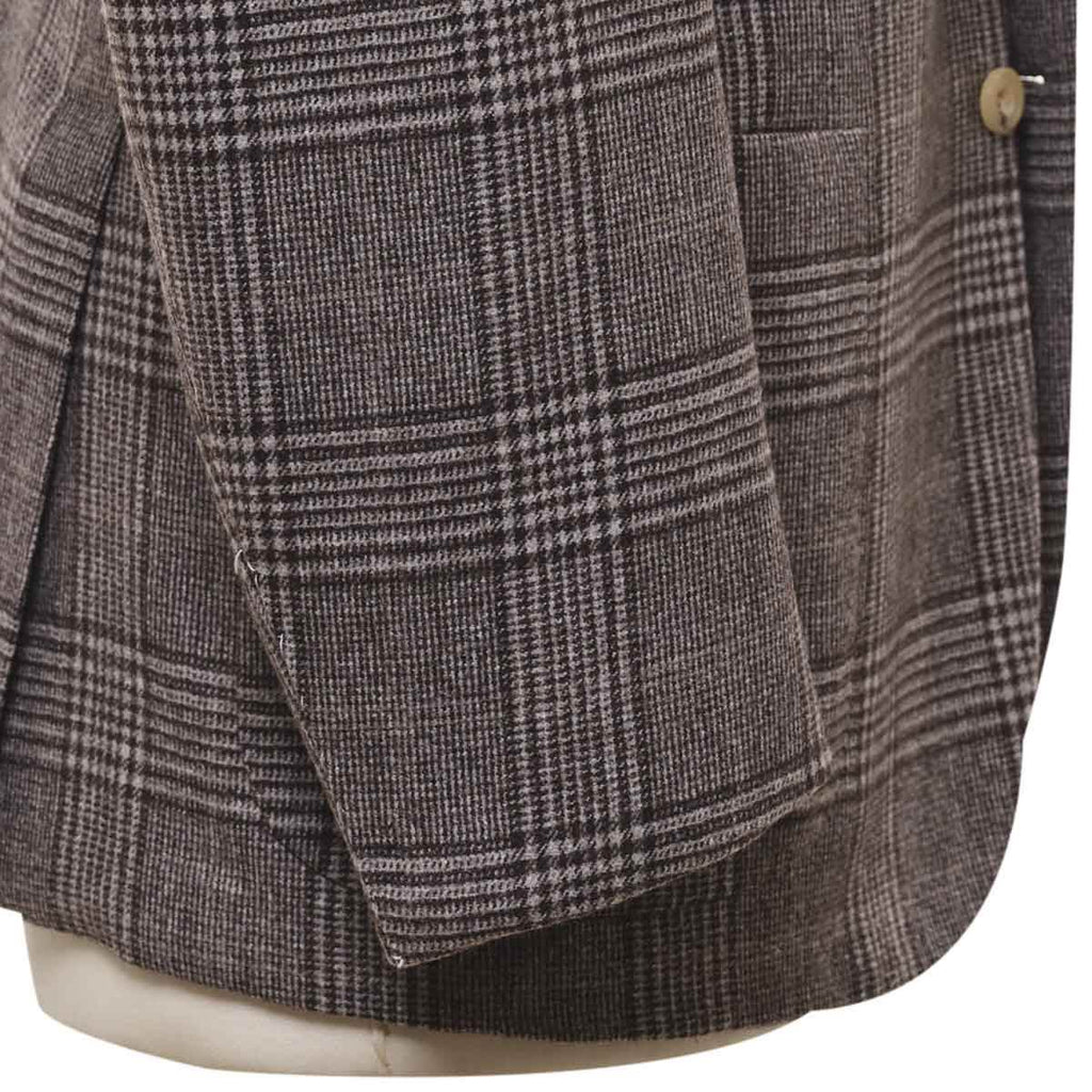 KITON Brown Cashmere Silk Blazer