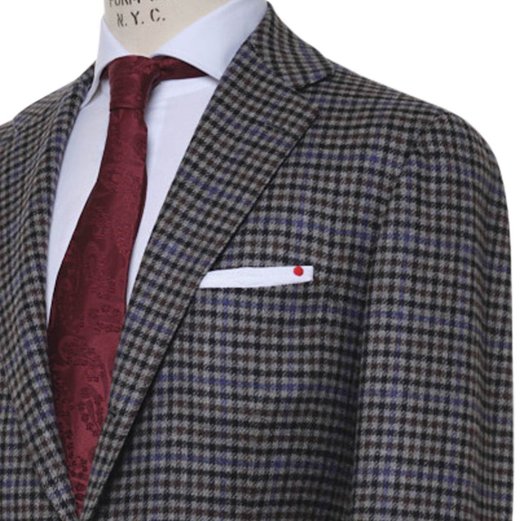 KITON Multicolor Cashmere Silk Vicuna Peru Blazer