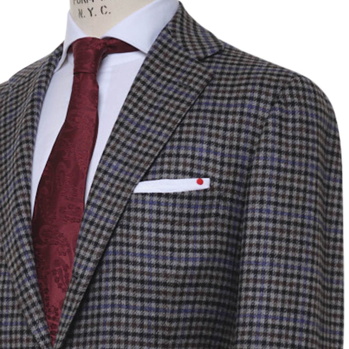 KITON Multicolor Cashmere Silk Vicuna Peru Blazer