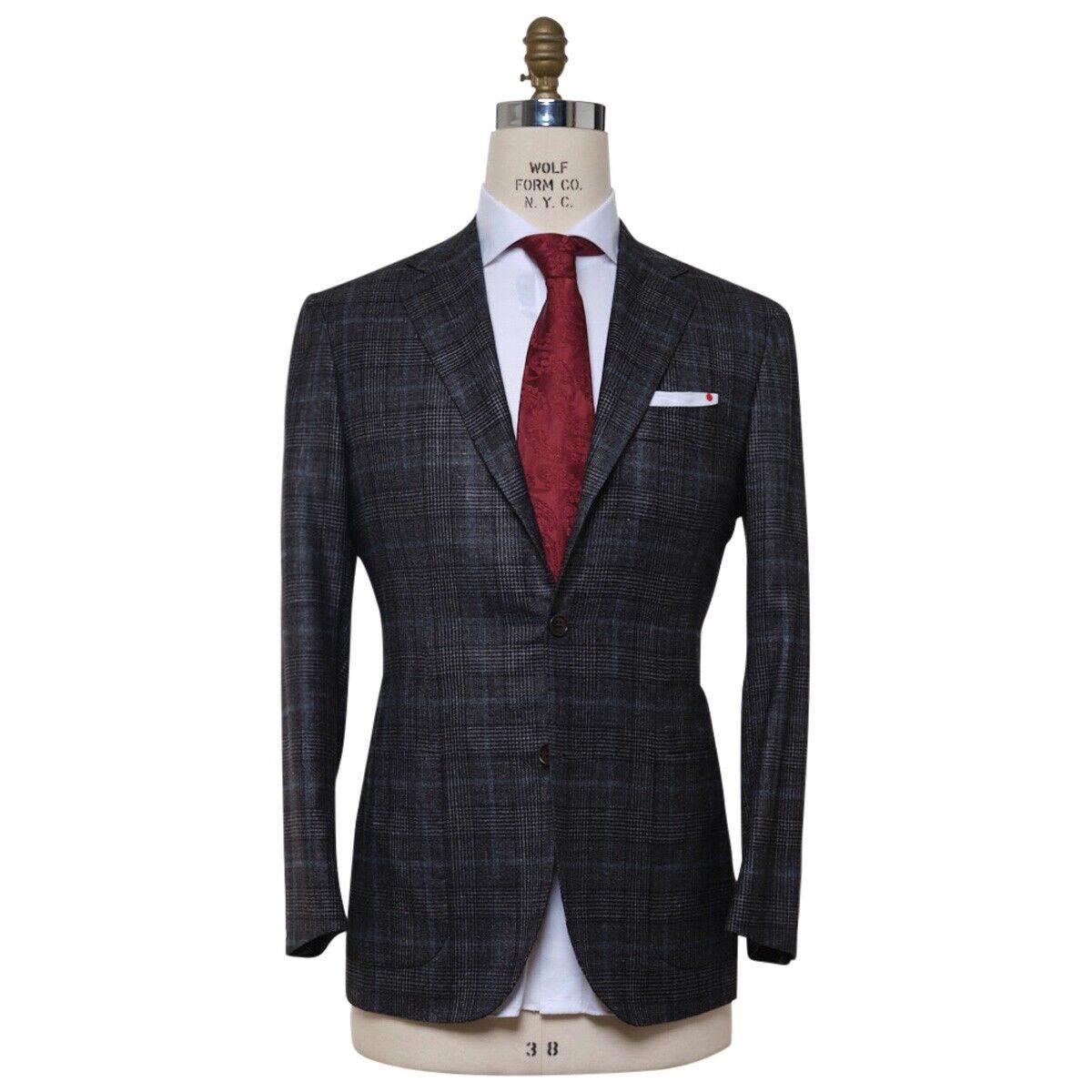 Kiton KITON Multicolor Cashmere Silk Linen Blazer Multicolor 000
