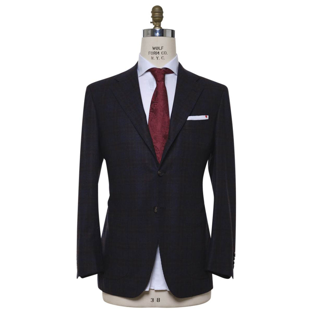 Kiton KITON Blue Wool Cashmere Blazer Blue 000