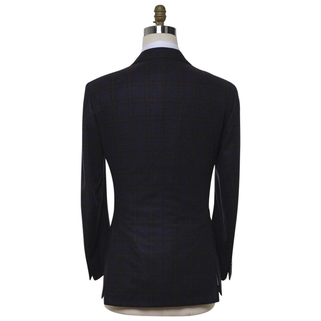 KITON Blue Wool Cashmere Blazer