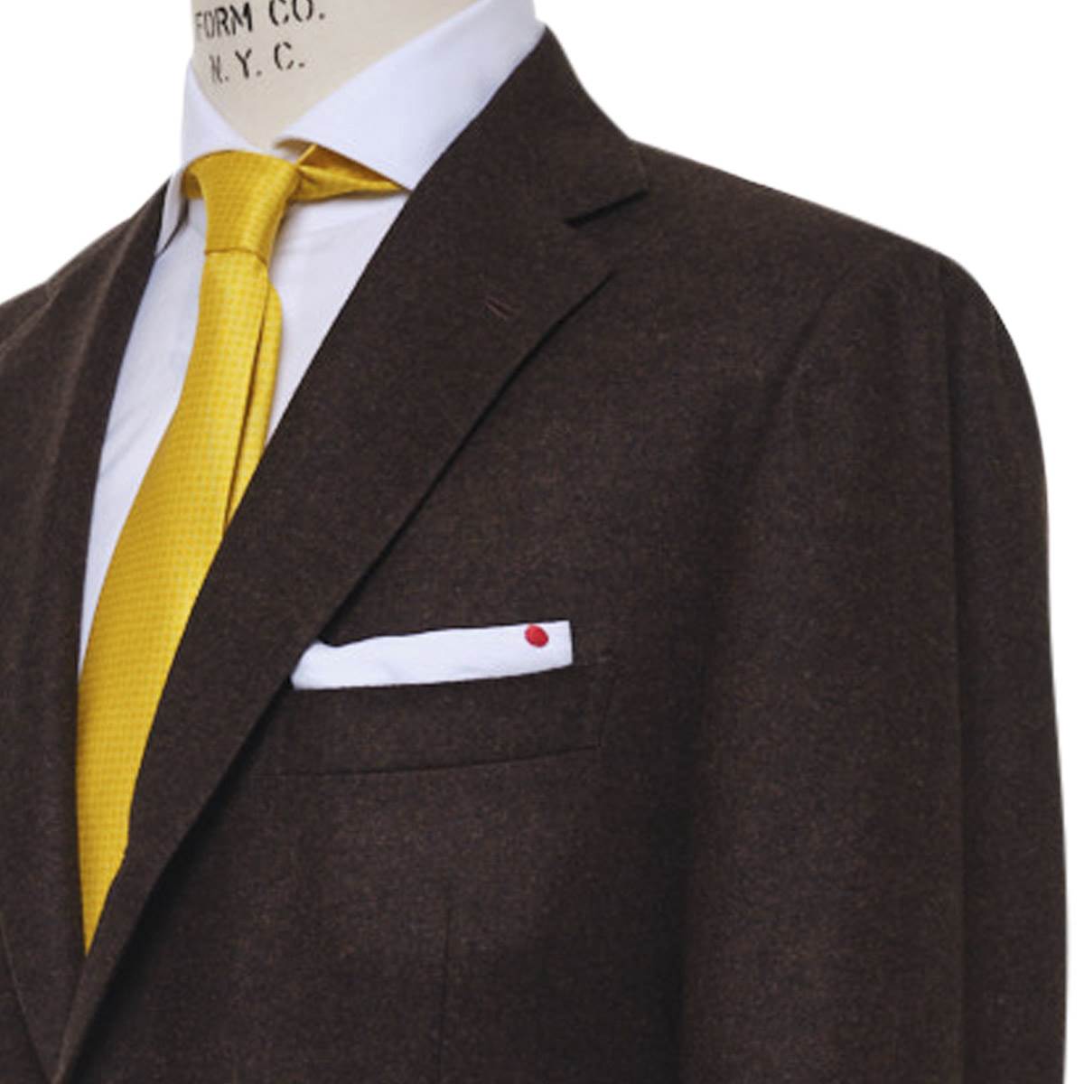 KITON Brown Cashmere Blazer