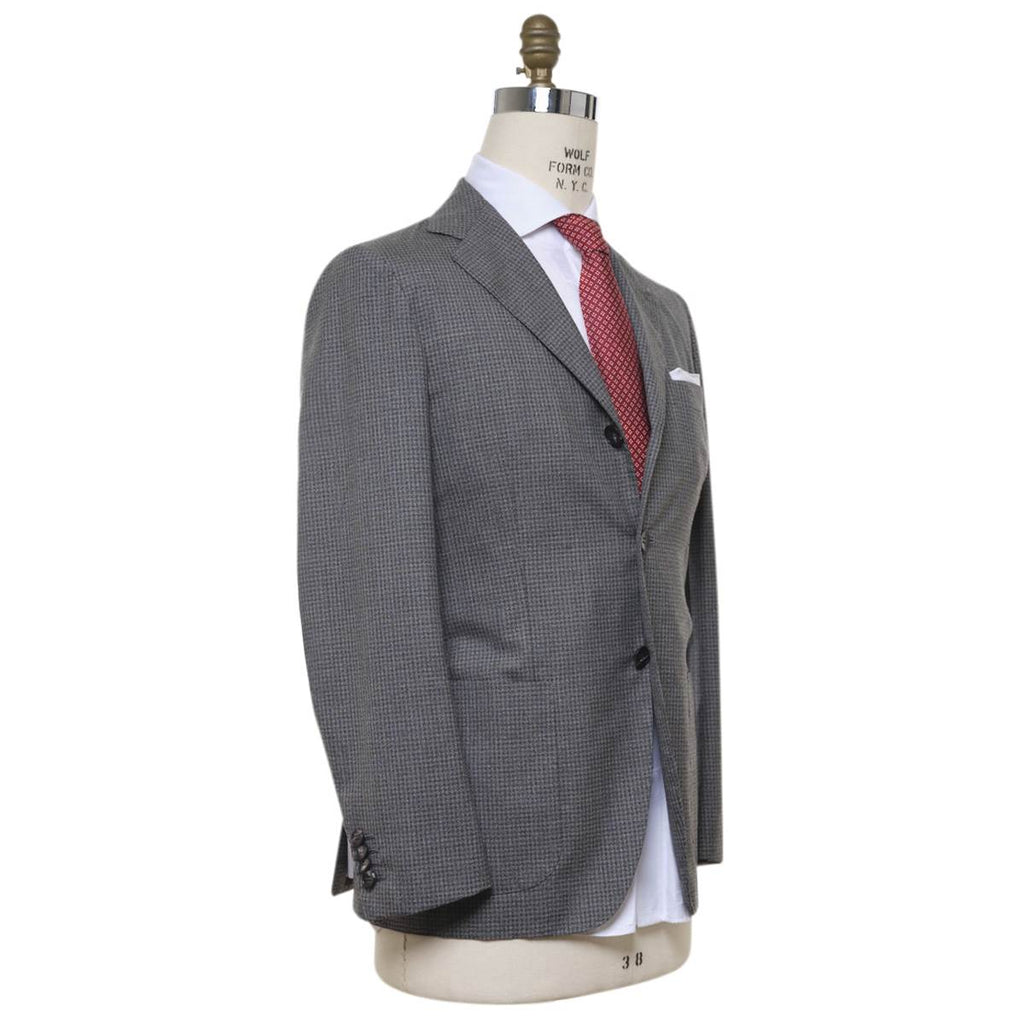 Kiton KITON Gray Cashmere Blazer Gray 001