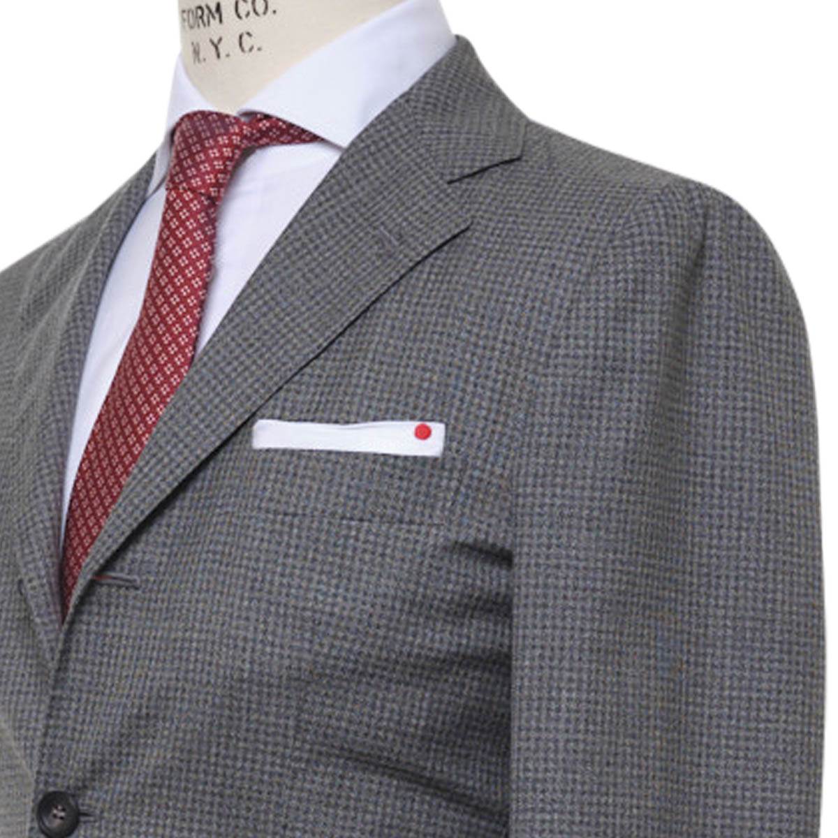 KITON Gray Cashmere Blazer