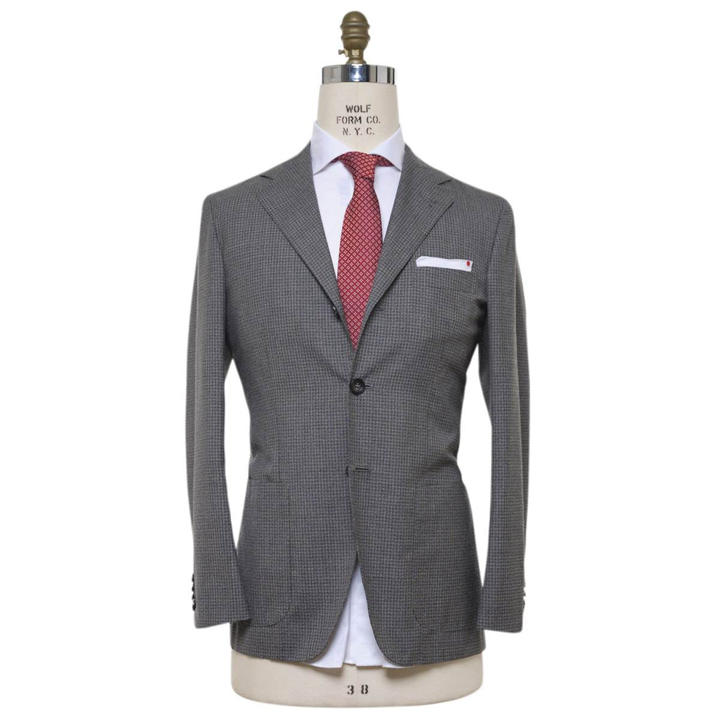 KITON Gray Cashmere Blazer