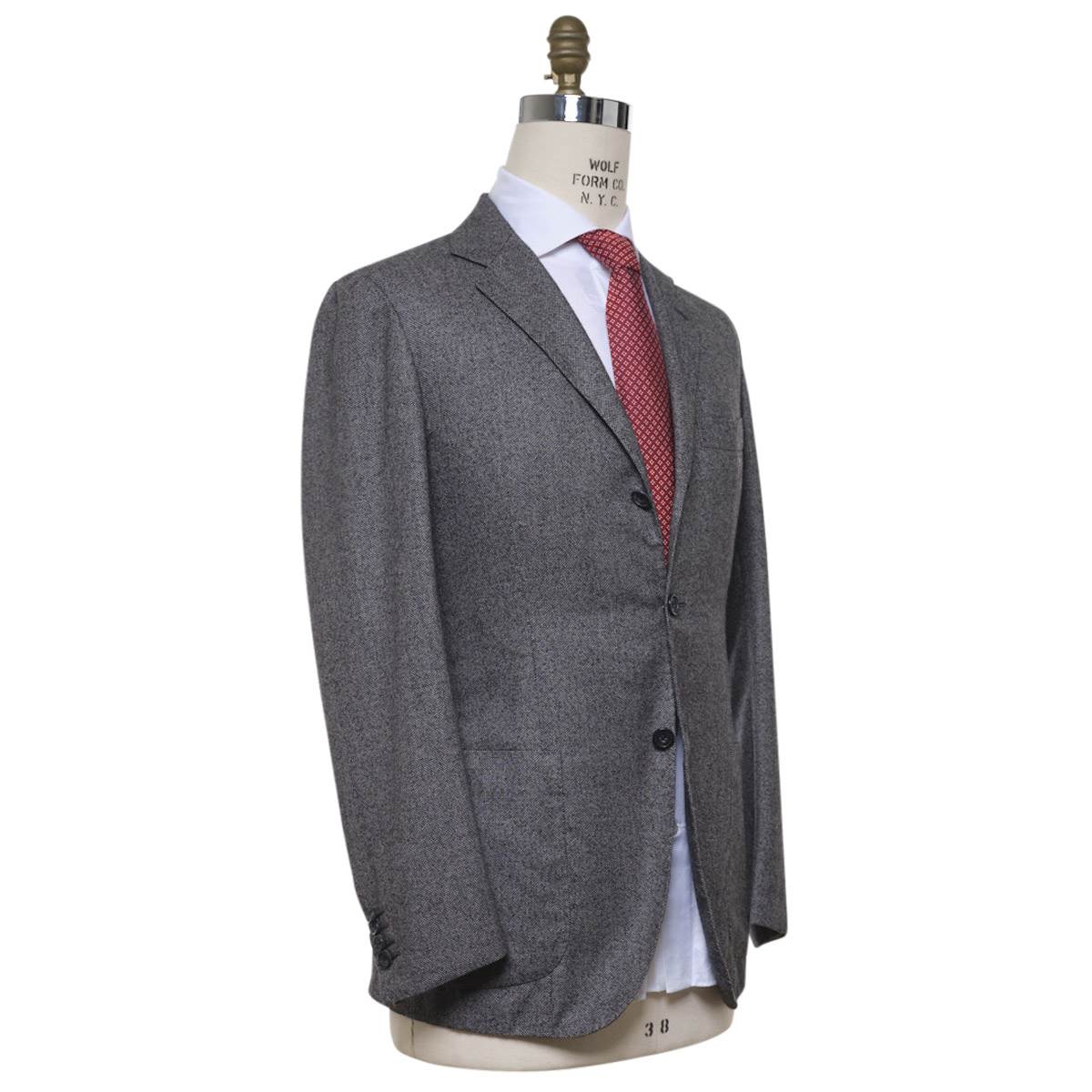KITON Gray Cashmere Blazer