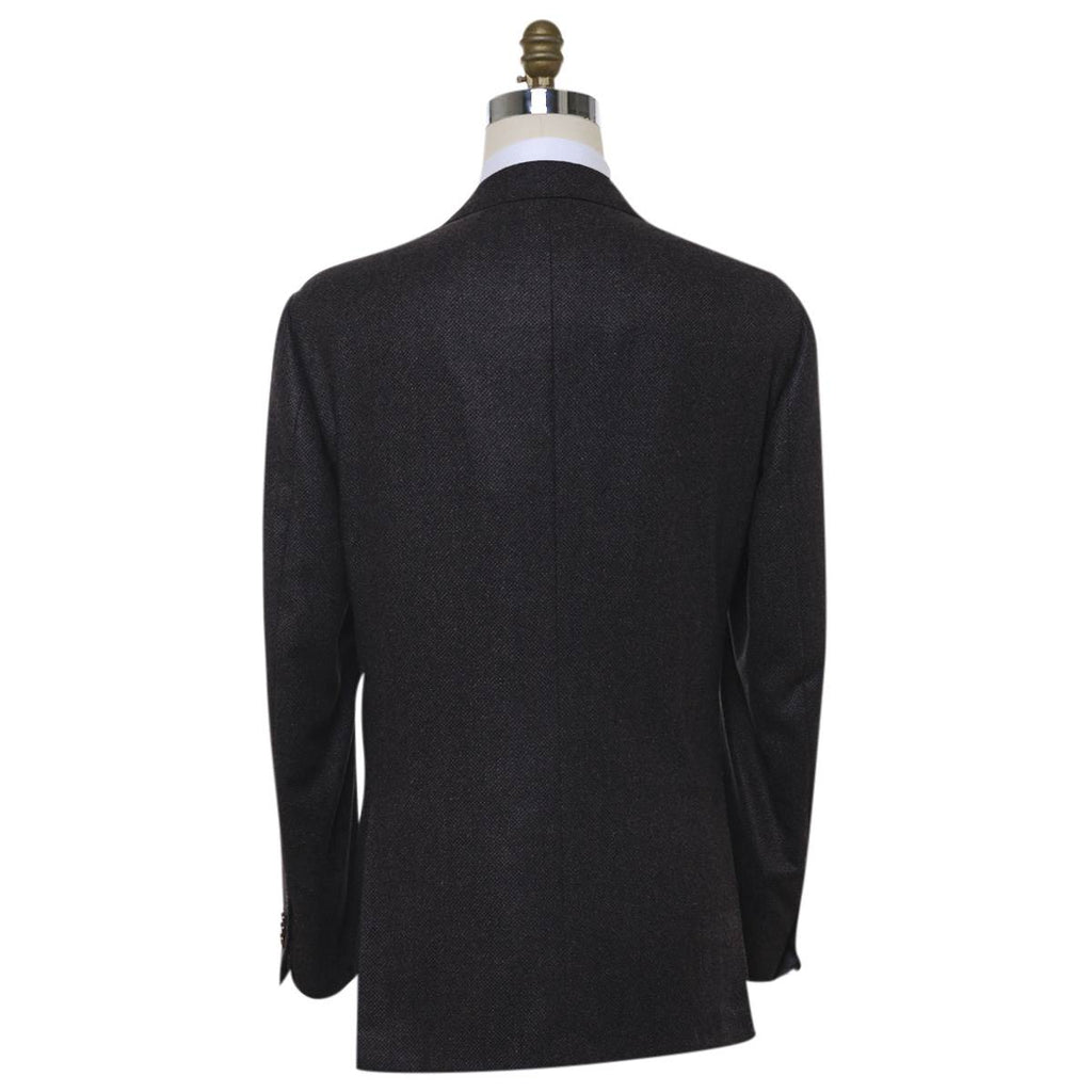 KITON Brown Blue Cashmere Blazer