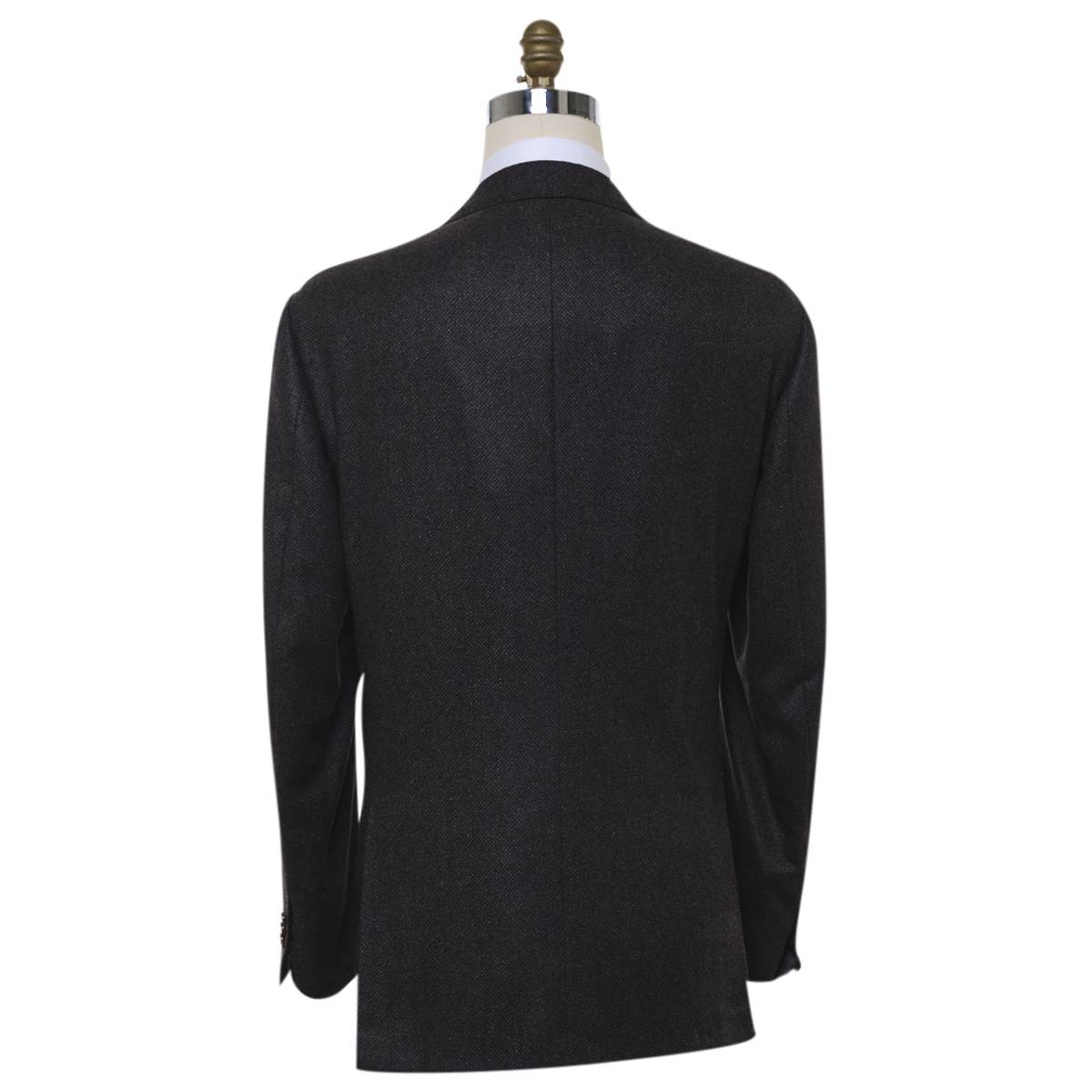 KITON Brown Blue Cashmere Blazer