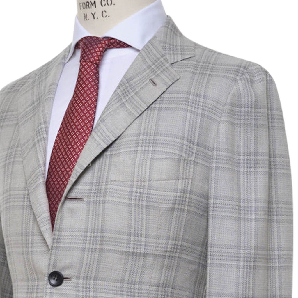 KITON Gray Cashmere Blazer