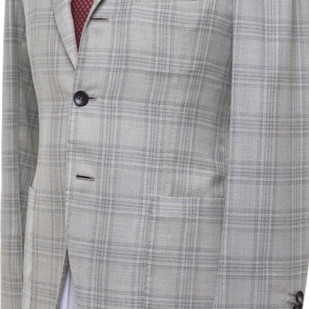KITON Gray Cashmere Blazer