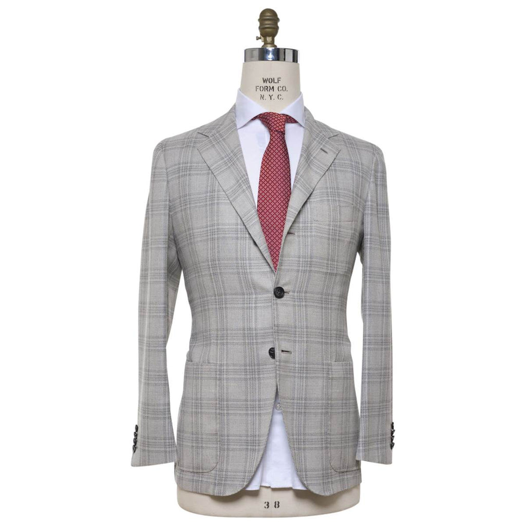 KITON Gray Cashmere Blazer