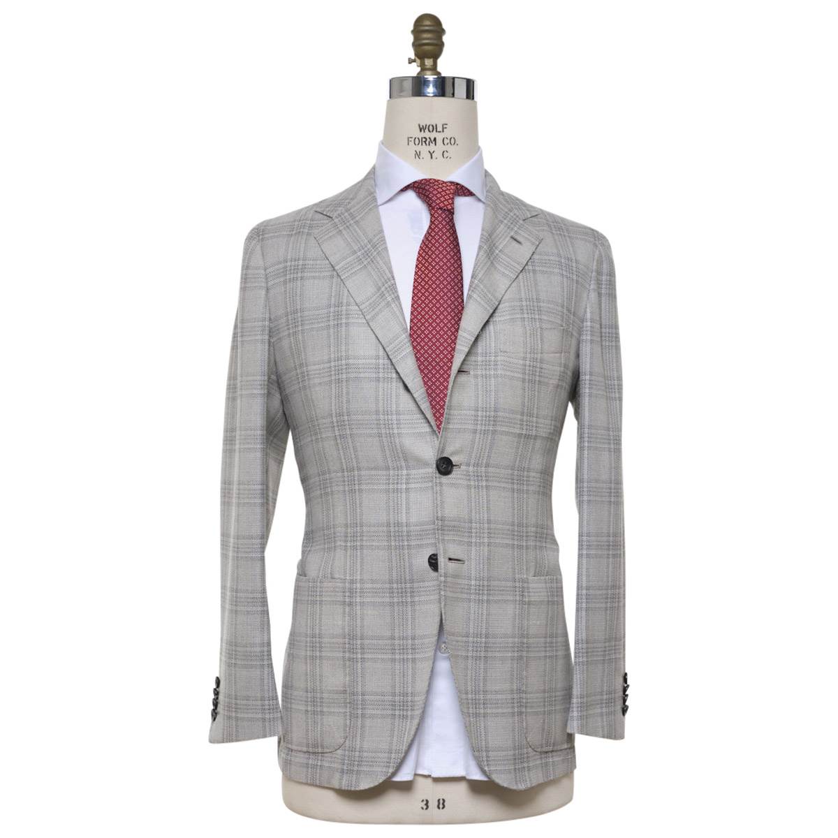 KITON Gray Cashmere Blazer