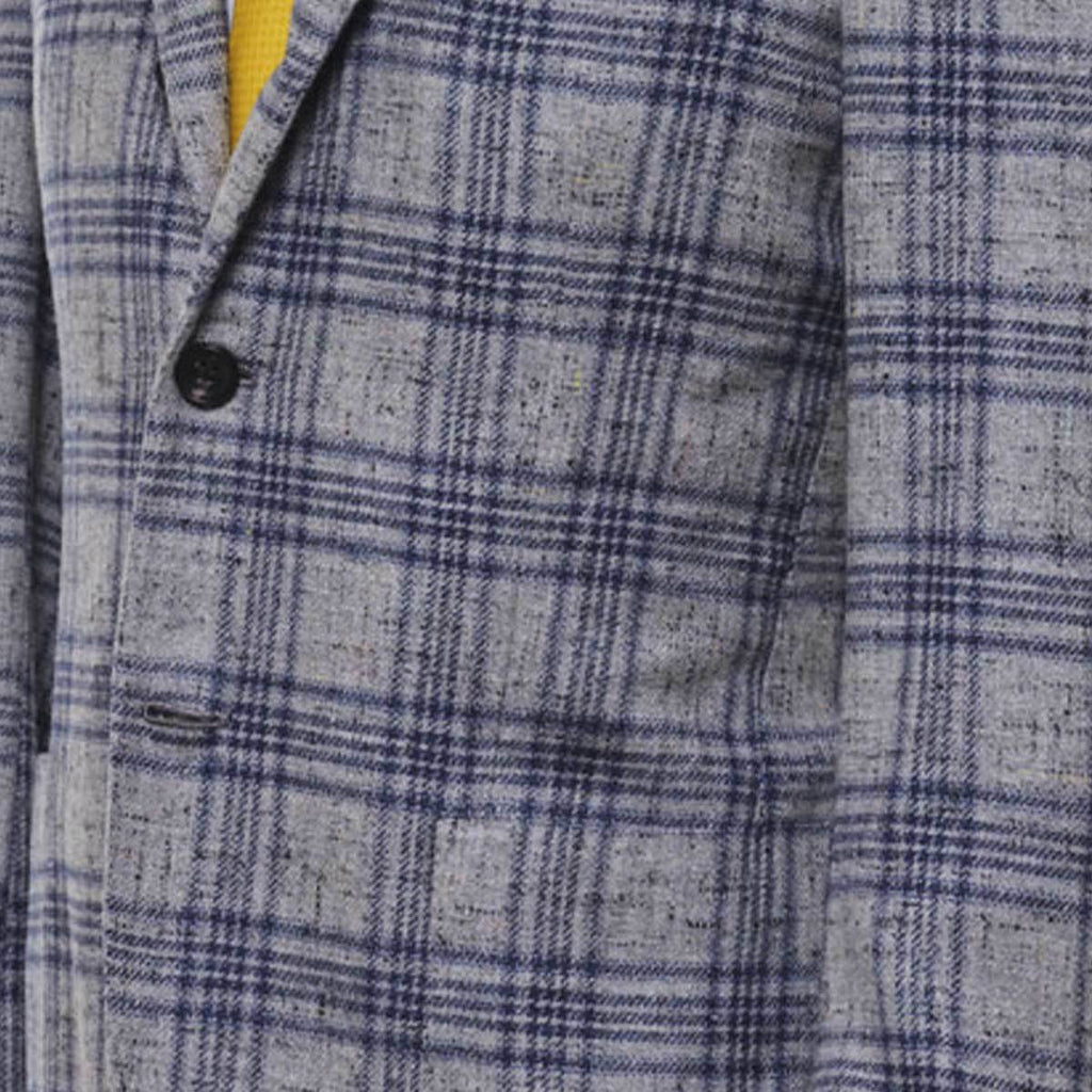 KITON Gray Blue Cashmere Blazer