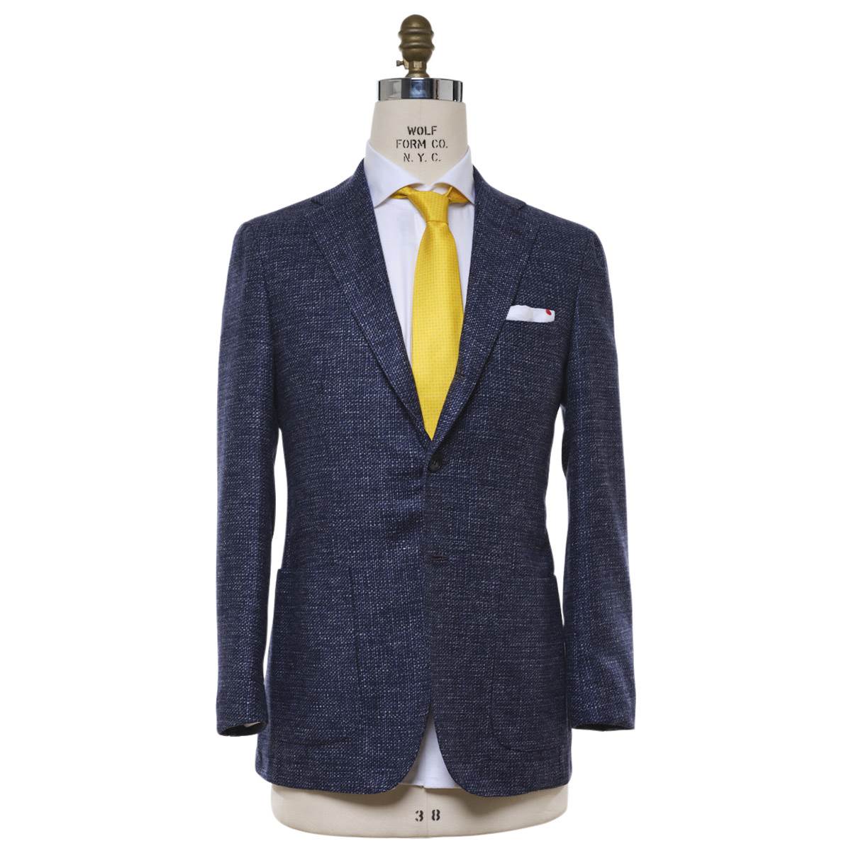 KITON Blue Cashmere Blazer