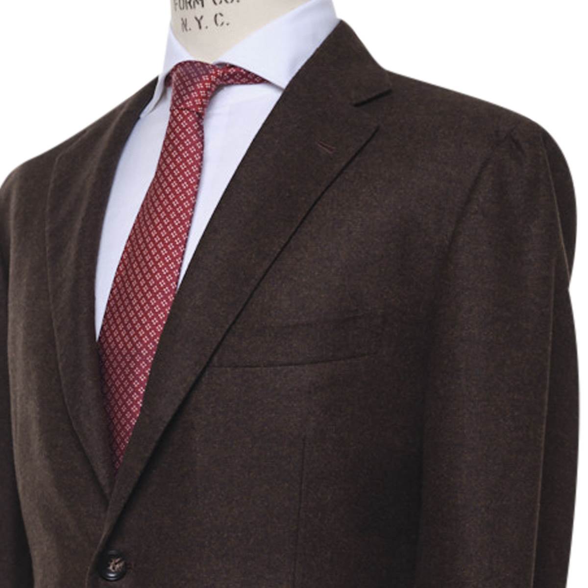 KITON Brown Cashmere Blazer