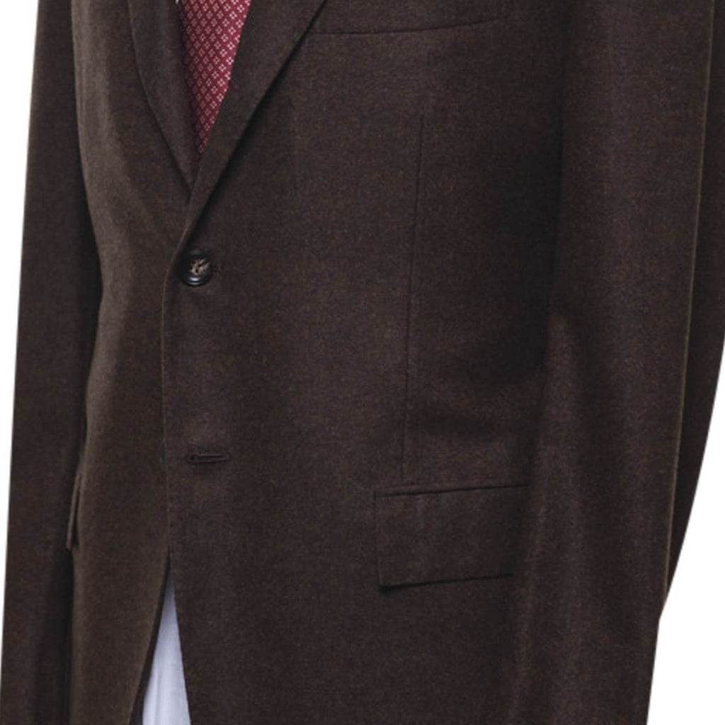 KITON Brown Cashmere Blazer