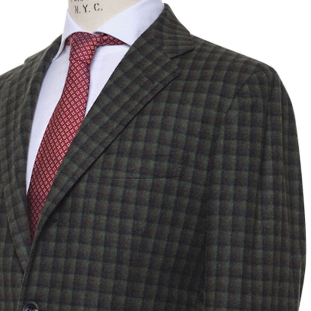 KITON Green Cashmere Blazer