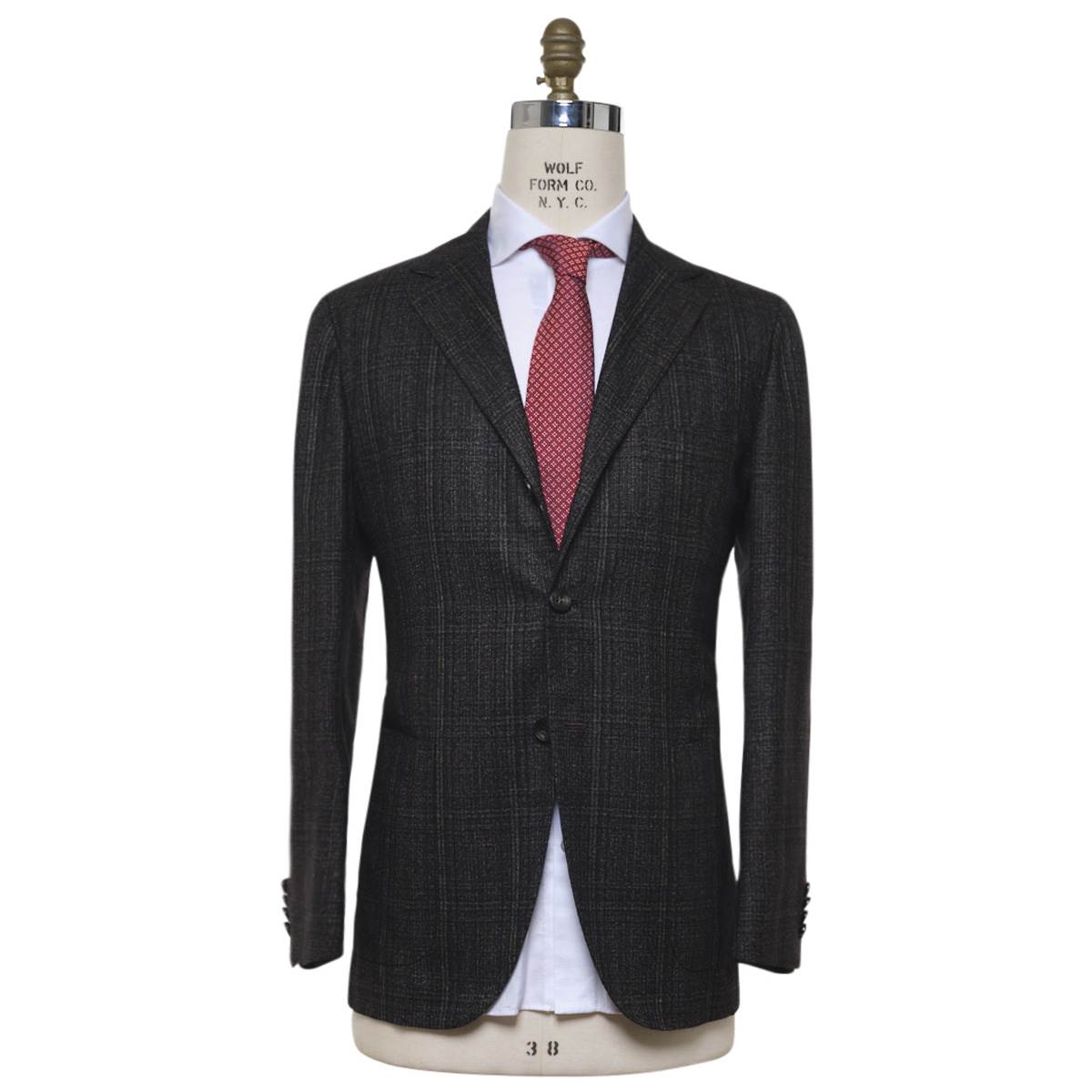Kiton KITON Green Cashmere Silk Linen Blazer Green 000