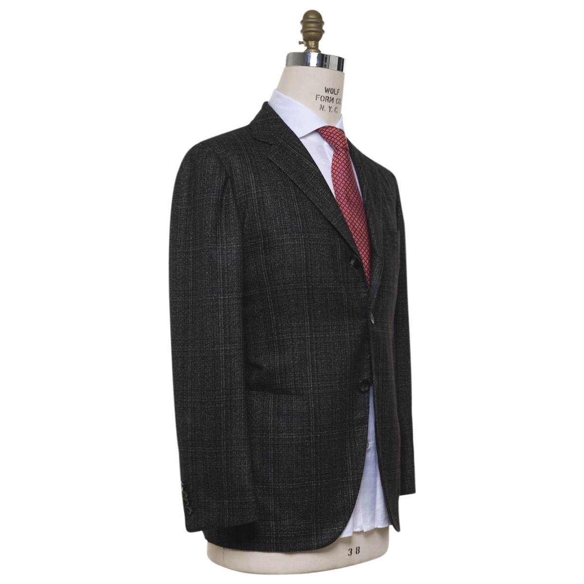 Kiton KITON Green Cashmere Silk Linen Blazer Green 001
