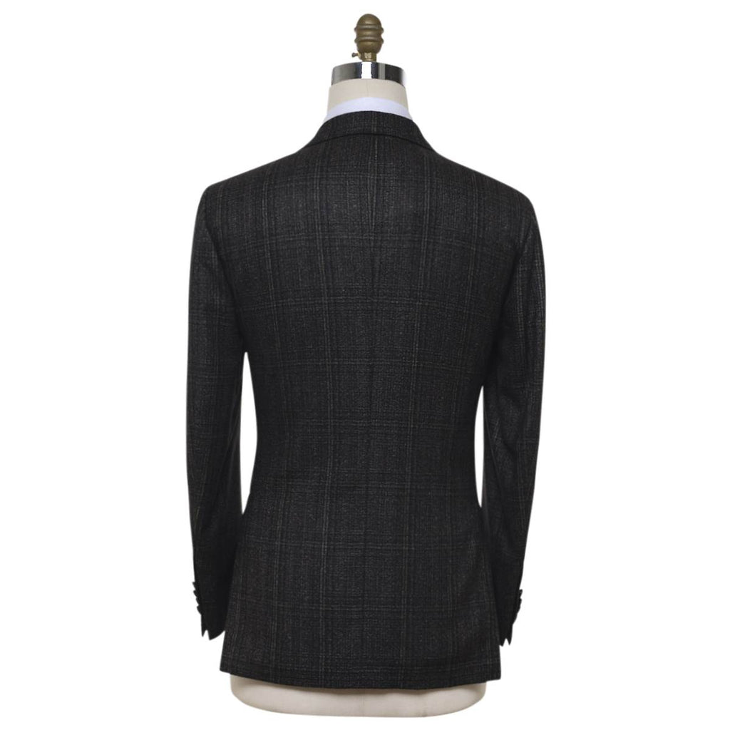 KITON Green Cashmere Silk Linen Blazer