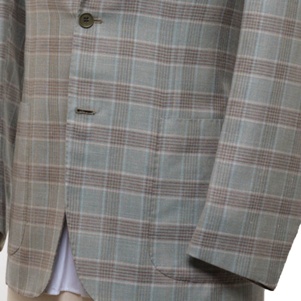 KITON Multicolor Cashmere Silk Linen Blazer